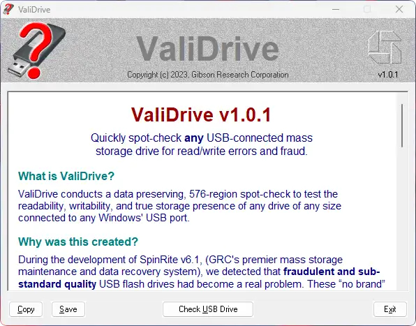 图片[1]-U盘扩容虚标检测工具 ValiDrive v1.0.1-123资源库-免费的高质量游戏资源网站